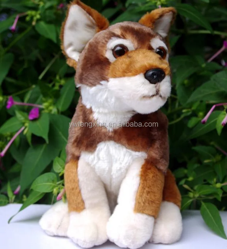 red wolf plush