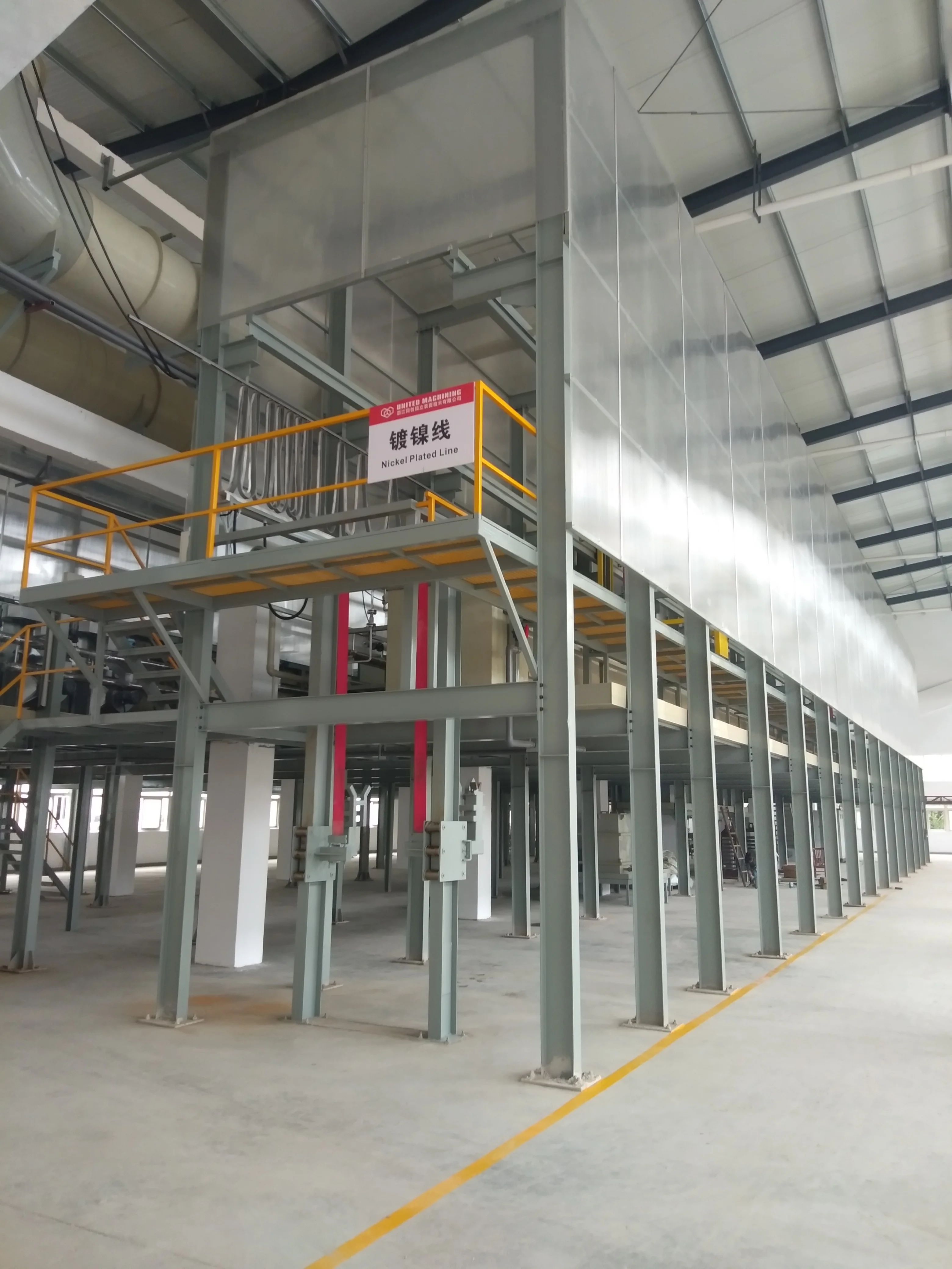 25 лет, автоматическая линия никелирования и хромирования с воздухоочистителем для защиты окружающей среды