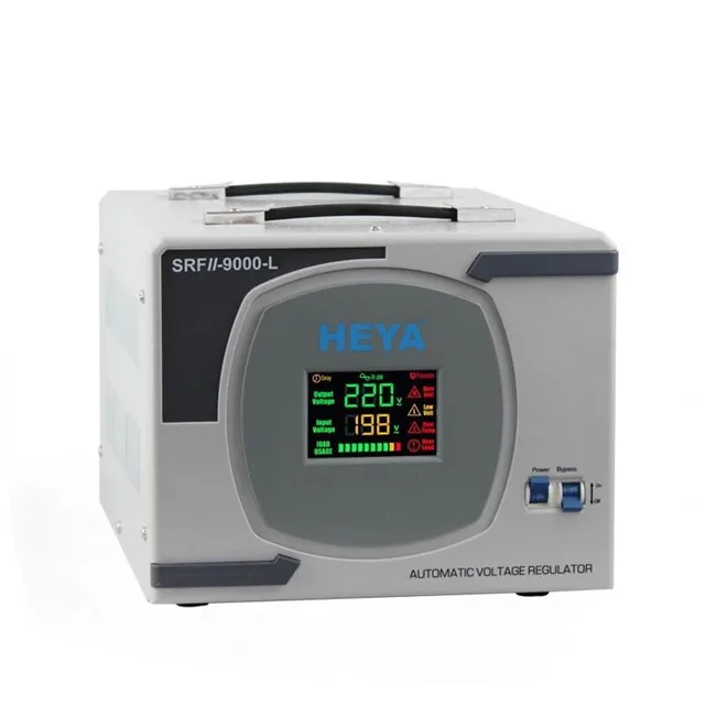 Relay Type Lcd Display 80-260V Input 10kva Stabilizer Single Phase 5000 Watt AC Automatic Voltage Regulator