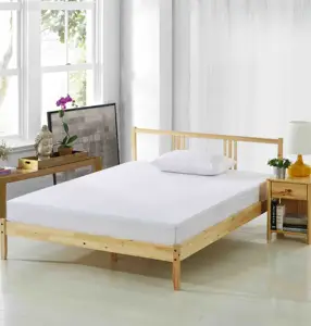 Dust Proof Low Price 100% Cotton Mattress Protector/Mahjong Mat Bed Mat with Knitted Technology