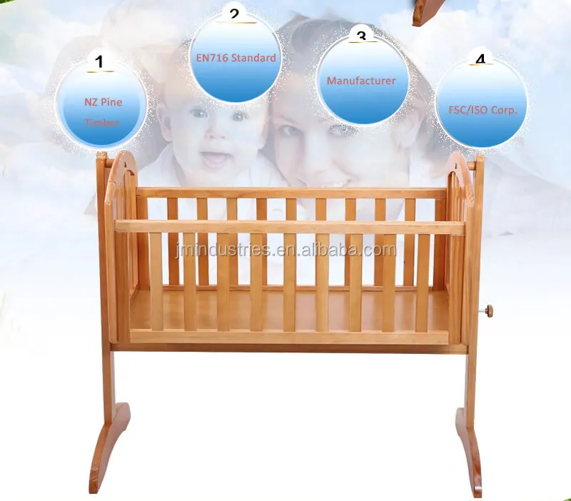 wooden cradles for babies