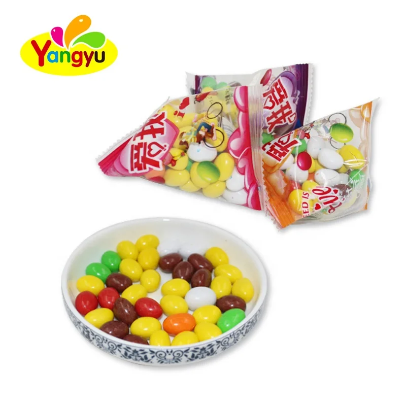 Радужный шоколад, треугольный пакет, Сладкие Хрустящие Шоколадные конфеты