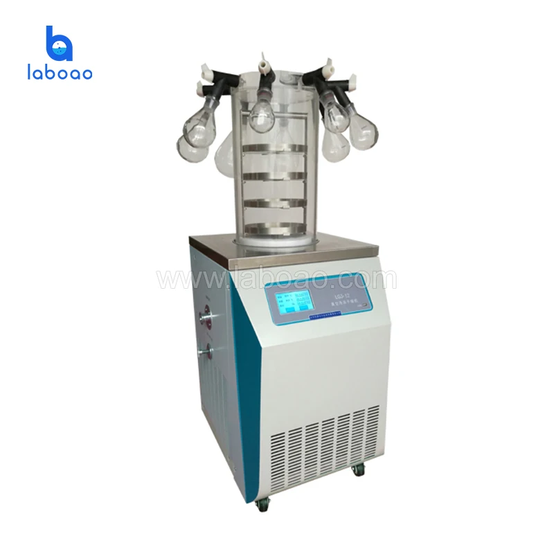 Electric Heating Manifold Top Press Lab Freeze Dryer  China Electric  Heating Manifold Top Press Lab Freeze Dryer Manufacturer and Supplier -  LABOAO