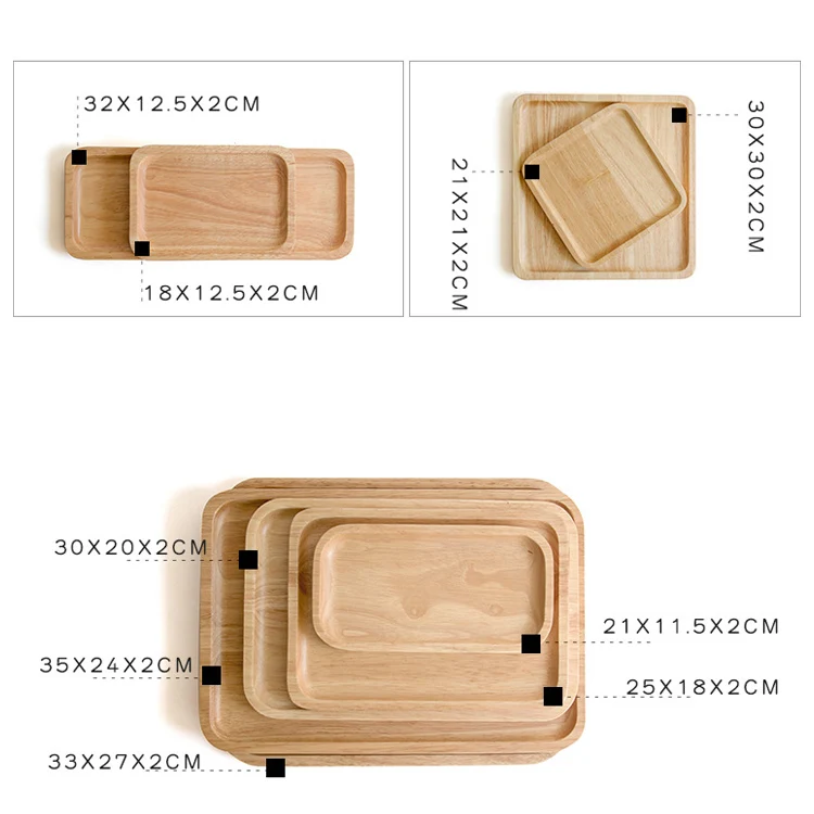 Bandejas De Madera Wholesalewoodtrays Square Round Unfinished Custom