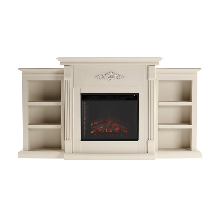 Custom 16 Year Manufacturer Remote Control Wood Decorative Electric Fireplace