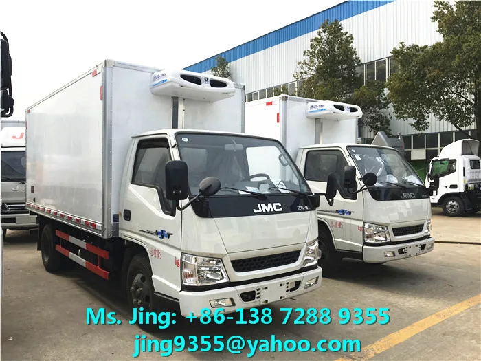 Jmc 34 Tons Small Meat Transport Refrigerated Truck On Sale In Nigeria