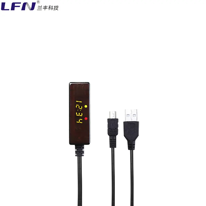 LCN LFN060 Infrared HD DVB Receiver Intelligent IR Extender Cable USB LED Display IR Cable Audio Car PVC Jacket 5mm Outer