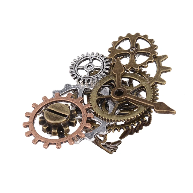 Steampunk anillo mecanismo Antik LARP engranaje