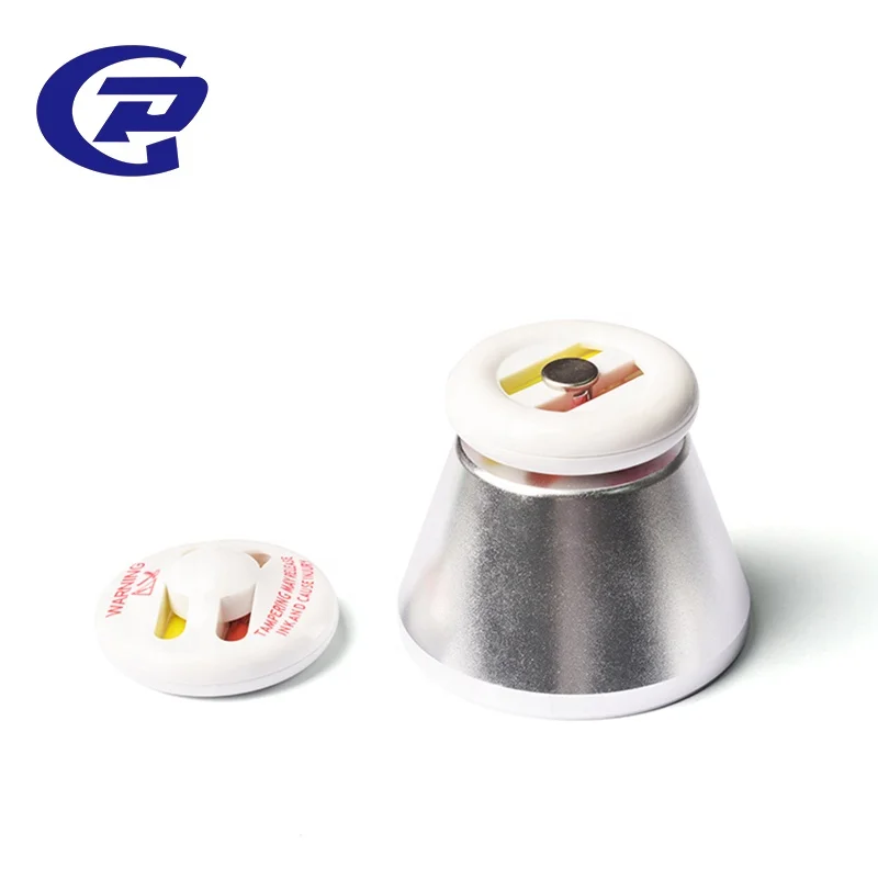 New Design EAS Anti Theft Tag Round Security RF Alarming Ink Tag Magnetic Sensor