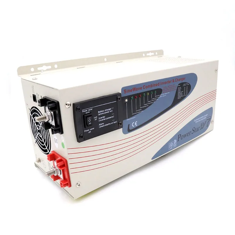 Low Frequency Pure Sine Wave Power Inverter 3000W DC 24V to AC 220V with Charger for Battery