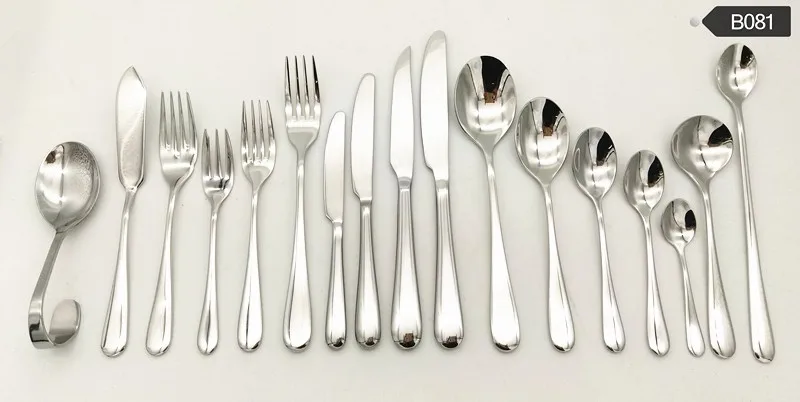 Full Set  Hotel Cutlery Stainless Steel/ Types of Hotel Cutery