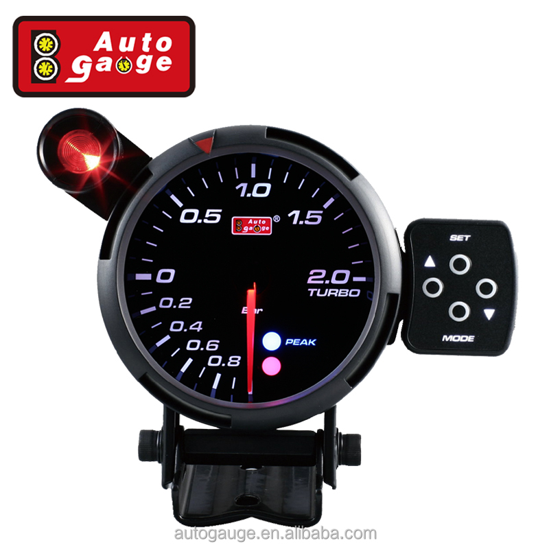 
 80 мм Светодиодные Boost датчик температуры Turbo метр  