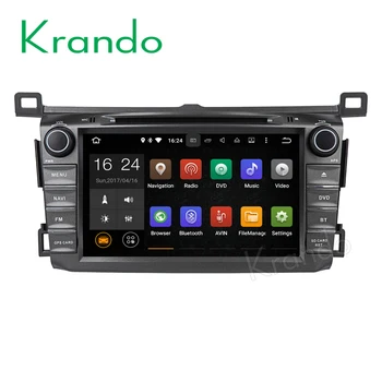 Krando Android 10.0 4G 64G ram 8" car multimedia player for toyota rav4 2013 2014 2015 dvd gps navigation radio WIFI 3G