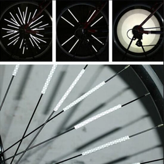 colored bicycle spokes