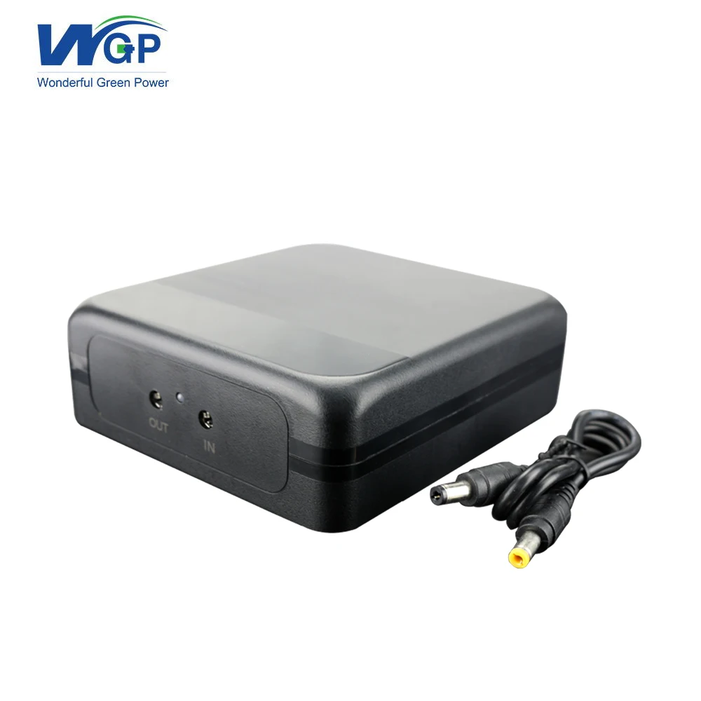 High Power 18650 Lithium Battery Backup Power Supply Online 24V DC Mini UPS for ONT CPE WIFI Router CCTV Camera