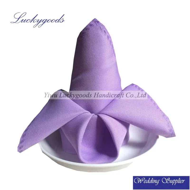 Оптовая продажа однотонная настольная салфетка 48x48 см для украшения ресторана и