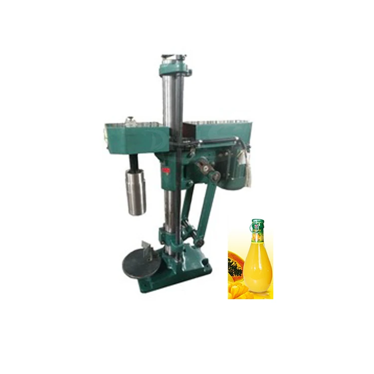 Малая полуавтоматическая машина для укупорки бутылок с газированной содой, ручная машина для укупорки бутылок, пива
