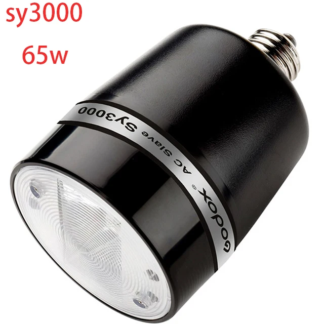 Godox SY3000 Photo Studio Strobe Light E27 Screw AC Slave Flash Strobe Bulb 110V