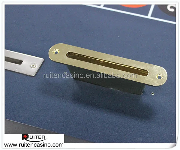 Stainless Steel Money Chip Drop Slot Frame 