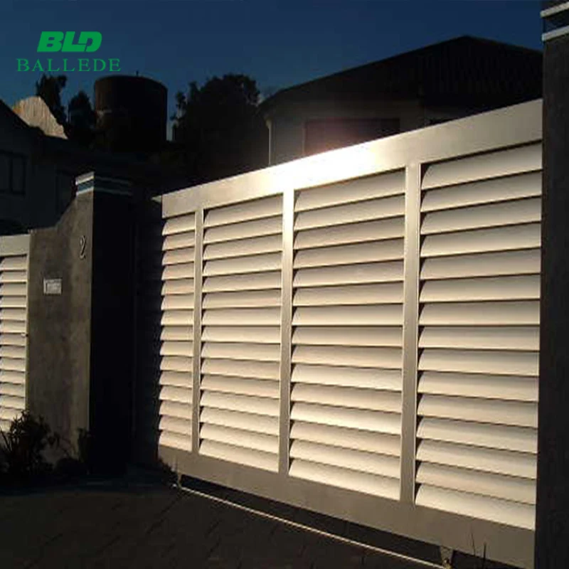 Garden Fixed Vertical or Horizontal Aluminum Automatic Gate