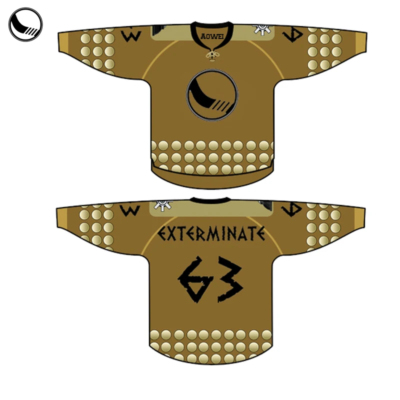 5xl Plain Custom Embroidery Hockey Jersey