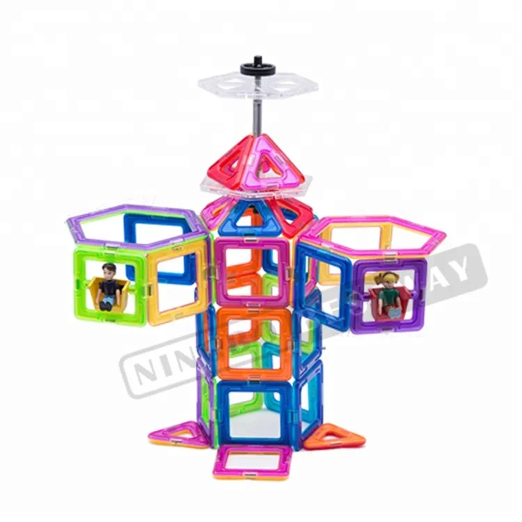 198 pcs Magical Magnet Toy Magnetic Construction Set Similar Magformers Toy