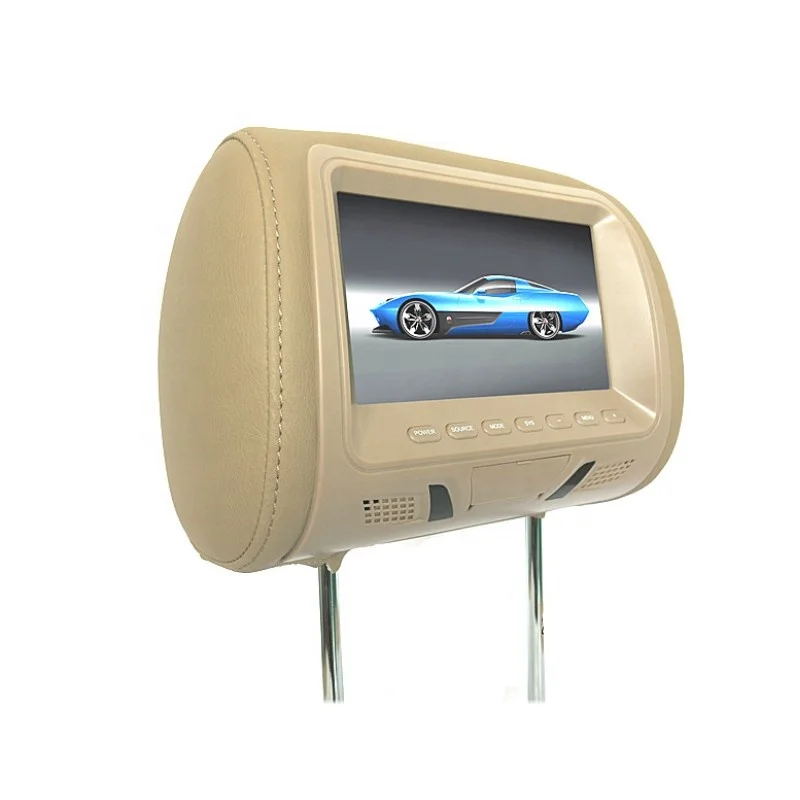 7 Inch Car Headrest Monitor With Touch Screen