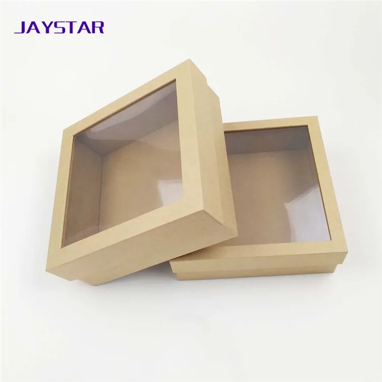 Rigid Gift Box Type Kraft Paper Box with Lid Template