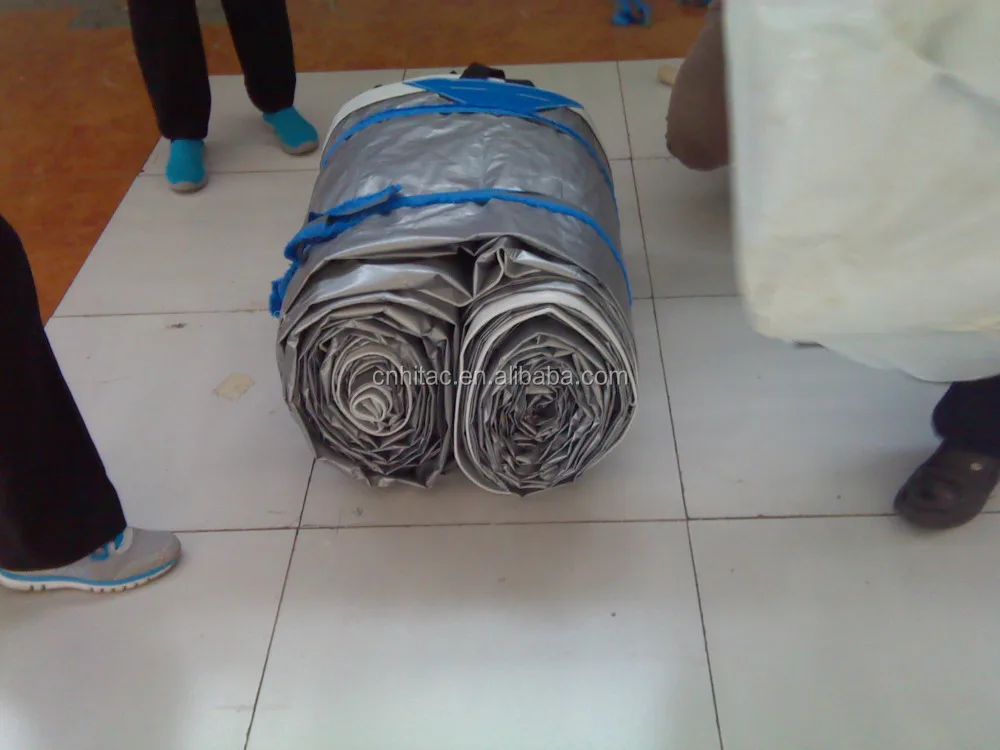 Factory Price Waterproof Round Hay Bales Cover Tarp Plain Style