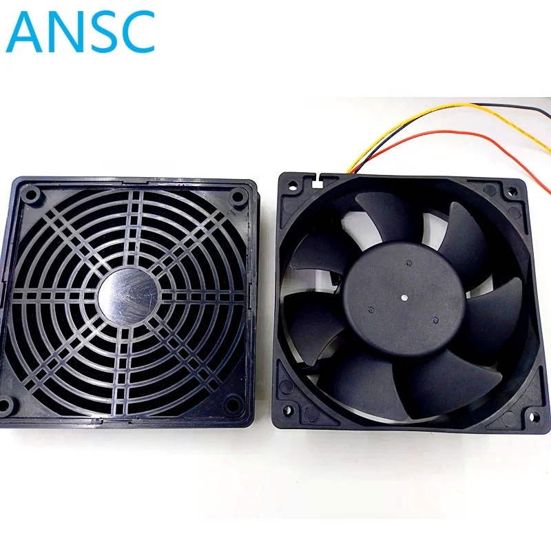 Waterproof Ip68 120mm Fan  120x120x38 12038 12v 24v 48v Dc Axial Cooling Fan