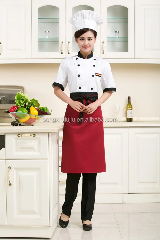 Custom Chef Uniform Restaurant Uniform Designs Executive Chef Shirt Wholesale Manufacturer Classic Work Uniform TWILL 100 Sets