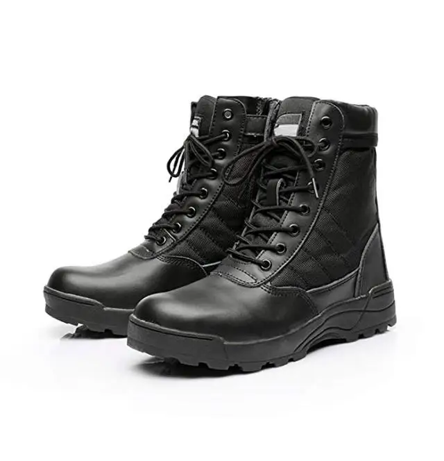 mens 8 inch black boots