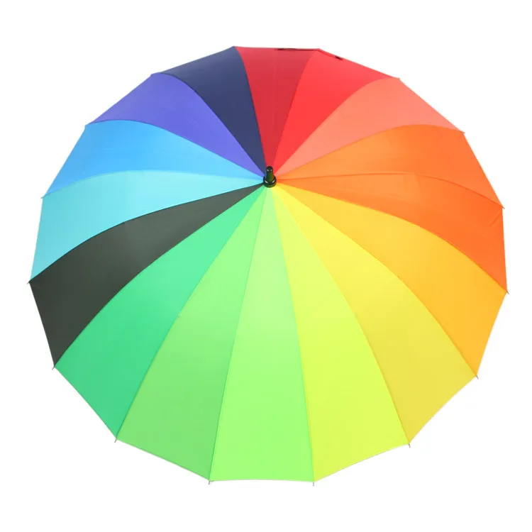 Big Auto Open Long Handle Straight Cheapest Family Umbrella