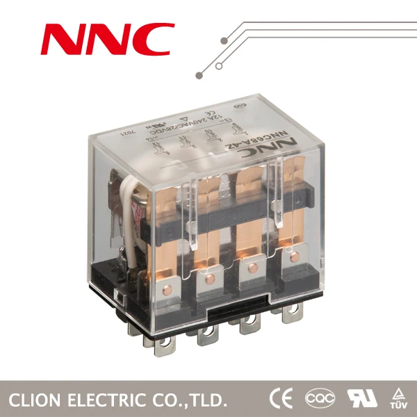 NNC Clion NNC68A LY2 10A 8Pin Votage Relay 24V General Purpose Relay Jqx-13f Electromagnetic Relay Coil 220vac