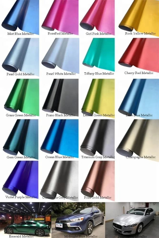 Auto Folia Champagne Gold Matte Chrome Vinyl Matte Metallic  Copper Car Vinyl Wrap