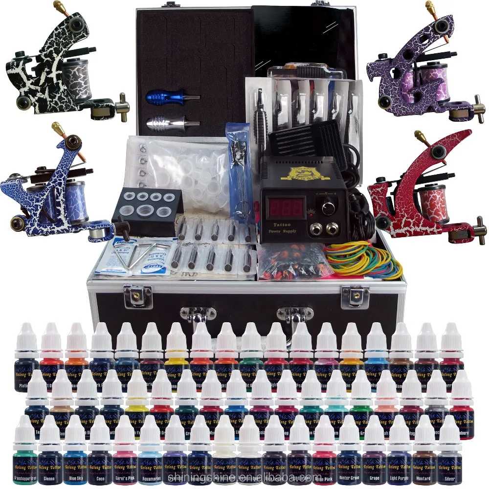 Source hot sell tattoo machine kit professional tattoo gun set on  malibabacom