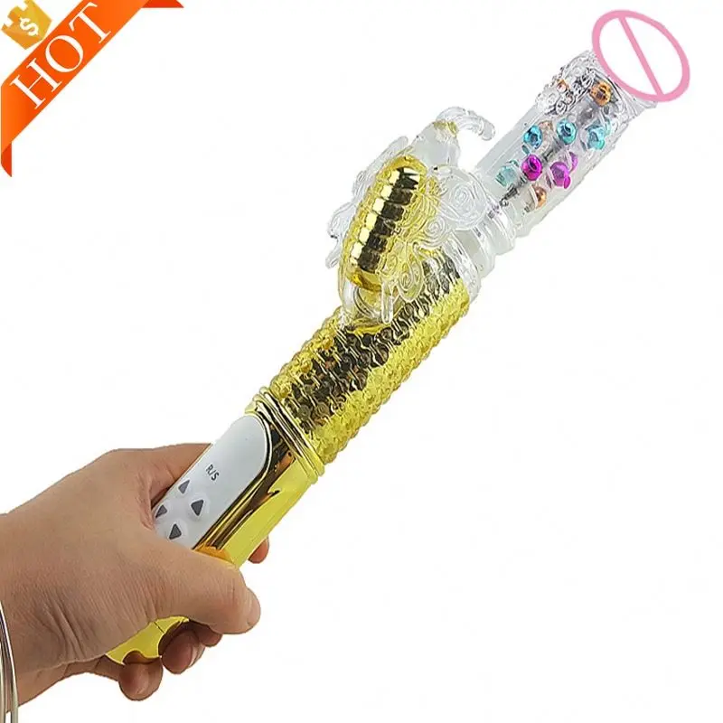 Free Custom Box - High Quality Noiseless Silicone Wand Massage Pennis Vibrator Magic Sex Toy Women Dildo