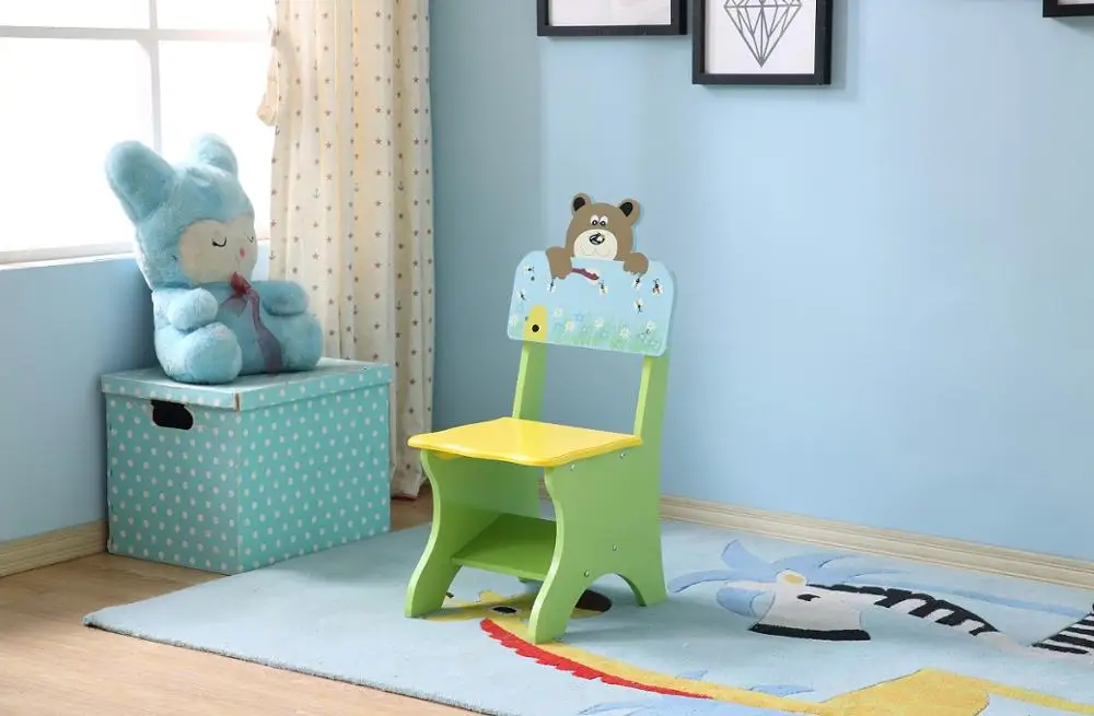 Детская деревянная мебель стол и стул Детский обучающий деревянный для детей