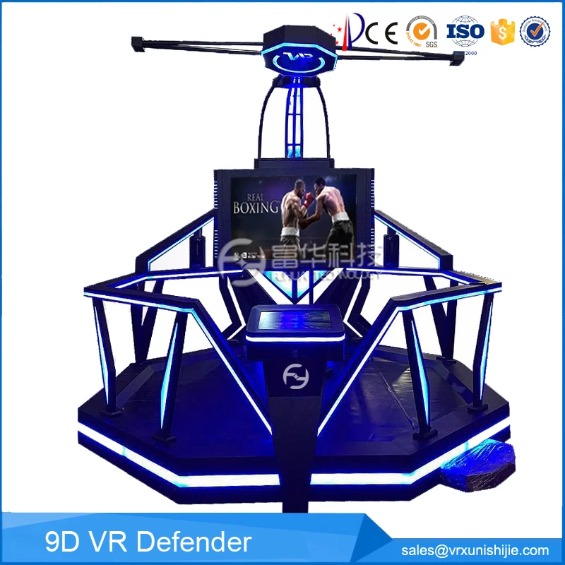 Парк развлечений VR Explore 9d vr взаимодействует машина ходьба платформа VR 9D игровой симулятор стрельбы