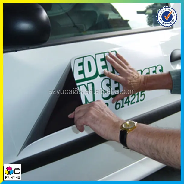 
 Пользовательская высечка уличная мода красочный прочный автомобиль магнит cmyk печатная наклейка  