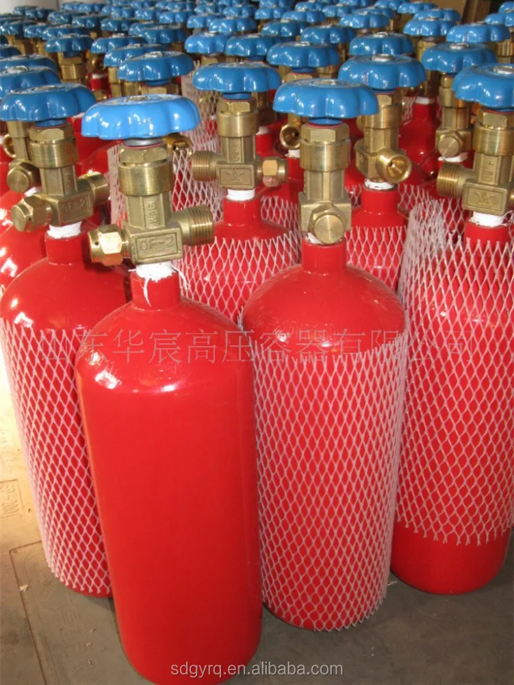 WELDING CARBON DIOXIDE CO2 GAS CYLINDER for FIRE EXTINGUISHER SYSTEM