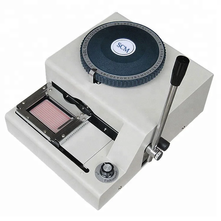 PVC Card Letter Making Machine with Card Embossing Machine