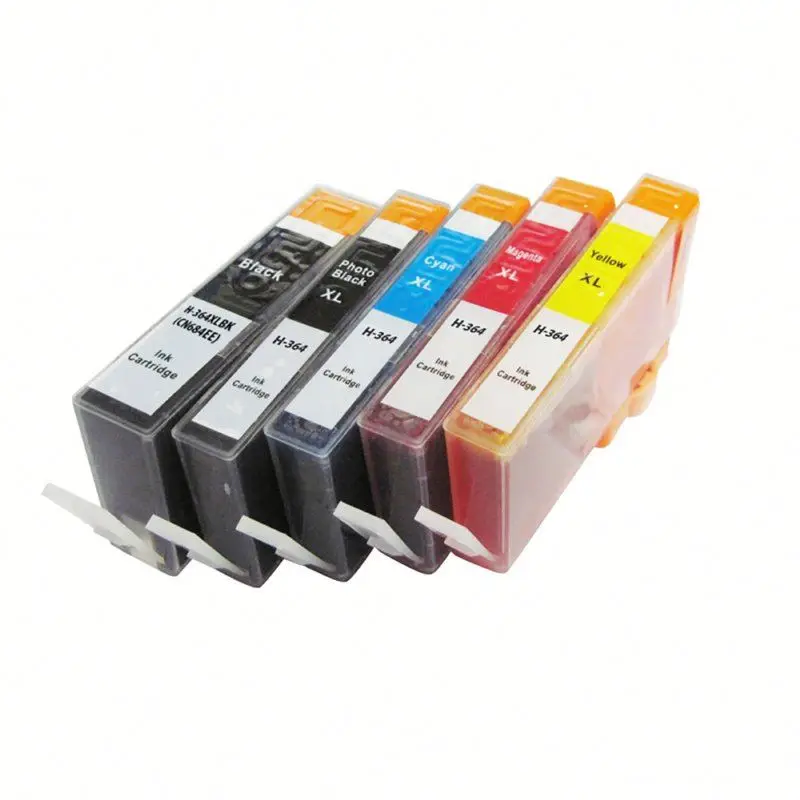 5 Colors Compatible Ink Cartridges For Hp364 364xl Printer Cartridge - Buy Printer Ink Cartridge For Hp364,For Hp 364 Printer Ink Cartridge,For Printer Ink Cartridge 364 Product on Alibaba.com