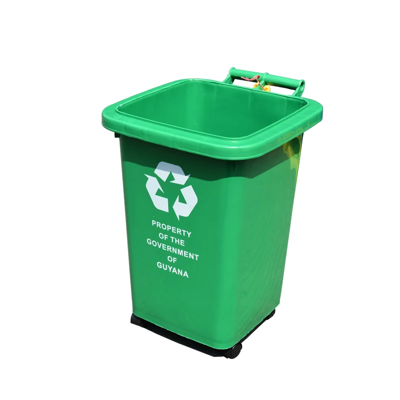 High Quality 240L-B Stocked Fiberglass Big Capacity Plastic Waste Can Trash  Bin with Foot Pedal Manufacturer and Supplier