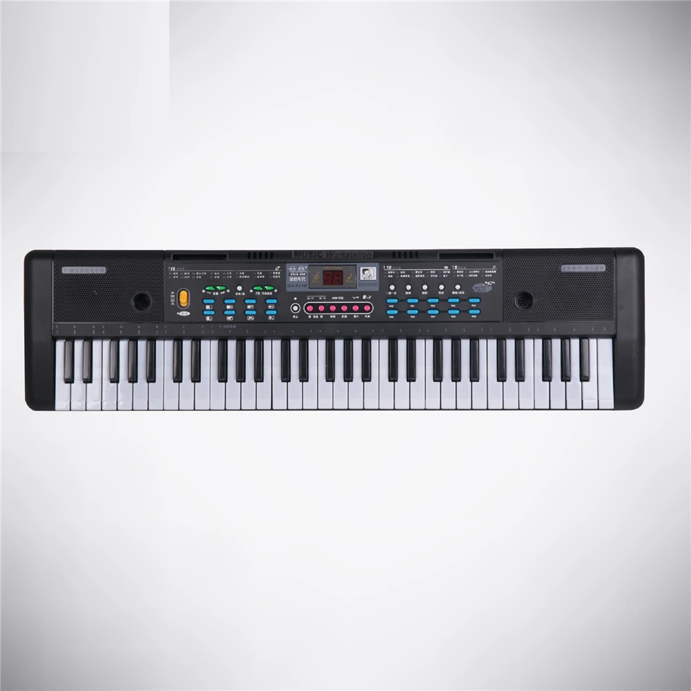 For Children 61 Keys LED Display Keyboard Piano Electronic Organ with MIC Music Sheet Stand