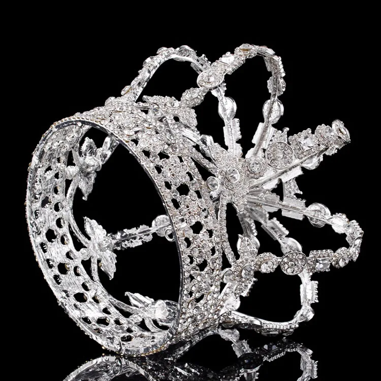 Популярные короны для взрослых, мужской костюм принца на день рождения, короли, цельнометаллическая корона с кристаллами