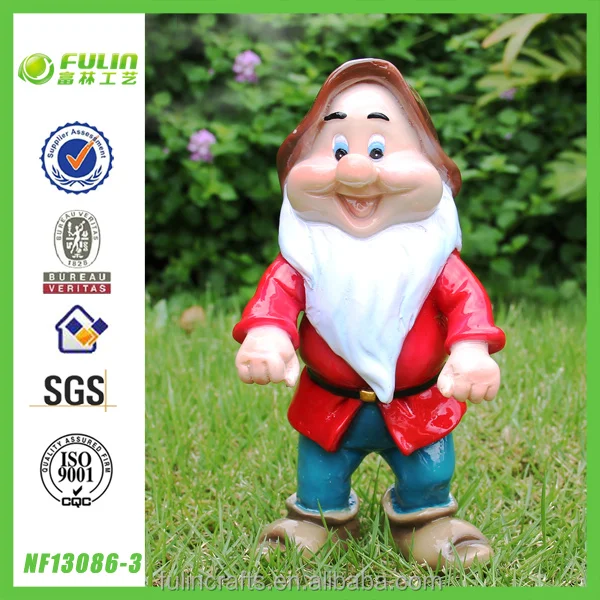 Snow White and the Seven Dwarfs Garden Resin