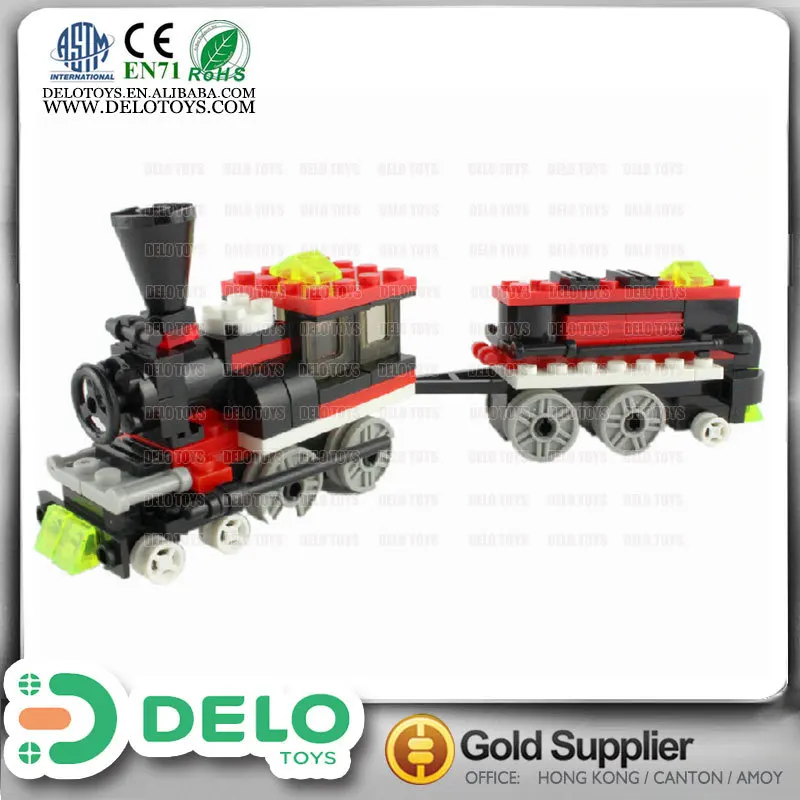 Золота alibaba поставщиком пластиковые блоки железнодорожный поезд игрушка