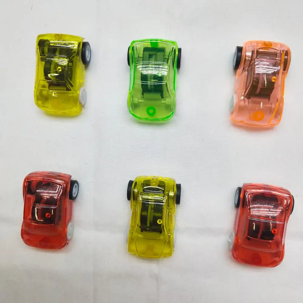 Оптовая продажа, дешевые пластиковые маленькие прозрачные Гоночные Игрушки для торговых автоматов