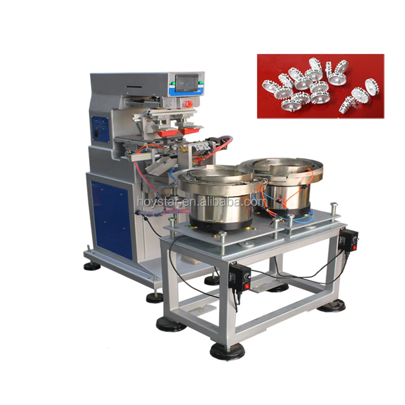 2 Printing Head Tampon Printer Machine for Plastic Counter Wheel for Motorcycle Speedometer Movement